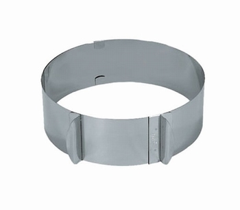 cercle gâteau réglable  inox-Kuchenprof