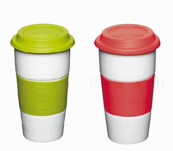 Mug isotherme avec couvercle-Kitchencraft