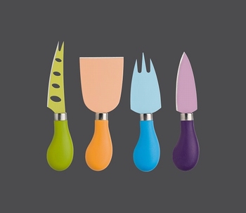 set couteaux à fromage color (4-pcs)-Zassenhaus