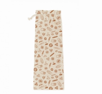 Sac à baguette en coton bio - Pebbly