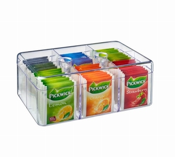 boîte à thé transparante-Mepal