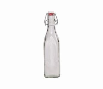 flesje 0,25 L transparant glas