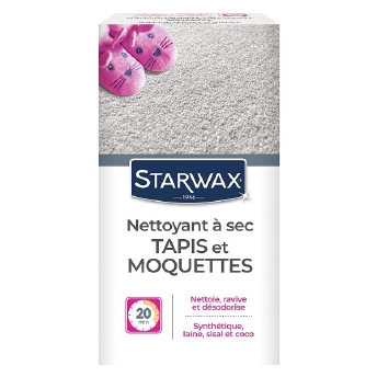 Shampooing sec pour tapis - Starwax