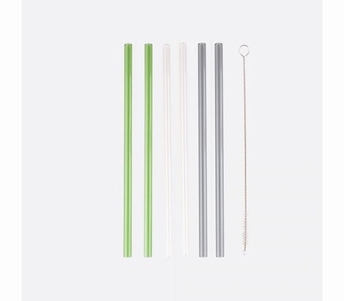 pailles en verre set/6 - Point Virgule