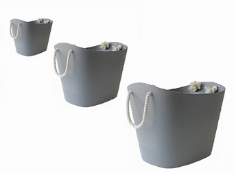 Opbergmand soft grey - Hachiman