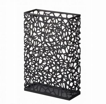 Porte-parapluies rectangulaire noir - Yamazaki
