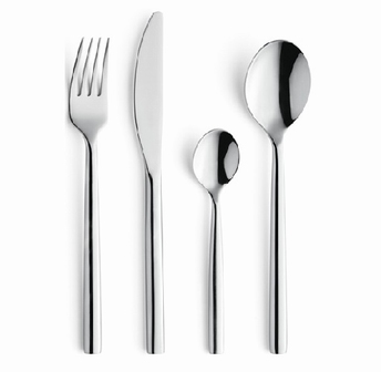 Couverts inox brillant Carlton 24pcs - Amefa