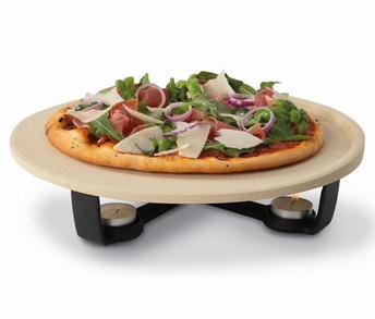 Pierre à pizza avec rechaud - Boska