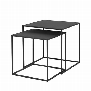 Ensemble de tables d'appoint noir set/2 - Blomus