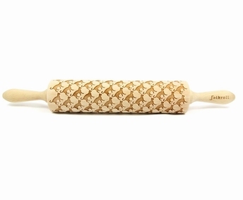 Rouleau à pâtisserie en bois gravé 43 cm - Chats