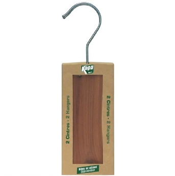 Stop-mot cederhout hanger (set/2)