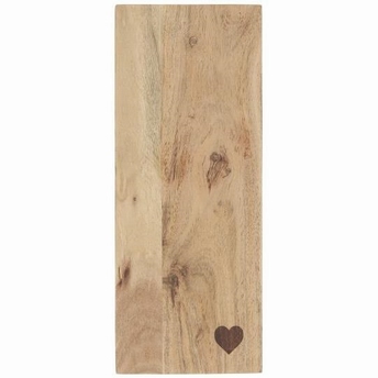 Planche à servir coeur en bois acacia
