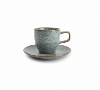 Mielo kop en schotel lagoonblauw - S&P