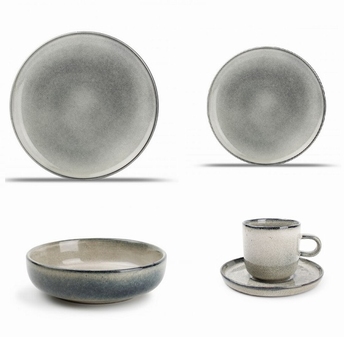 Servies Meridian  20-delig - Salt&Pepper