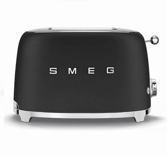 Toaster électrique retro noir mat - Smeg