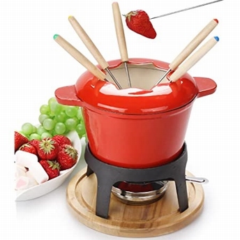 Service à fondue en fonte - Baumalu