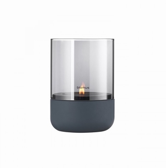 Bougeoir betonlook bleu/gris S - Blomus