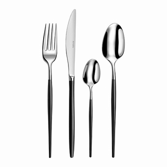 Bestek inox/noir Soprano 16-dlg - Amefa