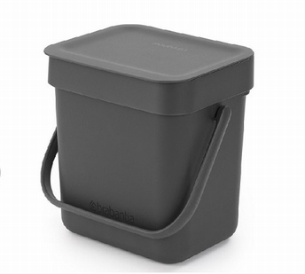 Afvalbakje 3L donkergrijs - Brabantia