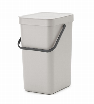 Afvalbak 12L  lichtgrijs  - Brabantia