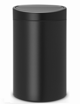 Touch bin vuilbak 40 L mat zwart  - Brabantia