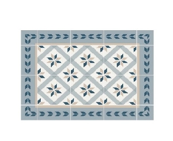 Vloermat vinyl 40 x 60 cm - Contento
