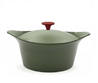 Cocotte céramique anti-adhésif 24 cm  vert - Cookut