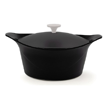 Cocotte céramique anti-adhésif 24 cm  noir - Cookut