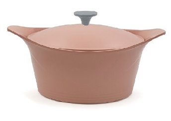 Cocotte céramique anti-adhésif 28 cm rose - Cookut