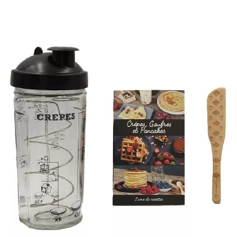 Set met shaker voor pannenkoeken Miam - Cookut