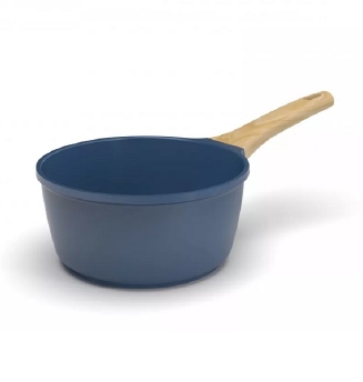 Poêlon céramique anti-adhésif bleu- Cookut