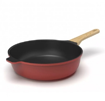 Sauteerpan keramisch anti-kleef 28cm rood - Cookut