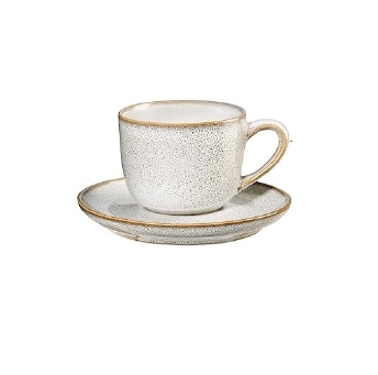 Tasse et sous-tasse espresso - sable - ASA