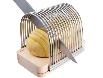 Hasselback potato snijset