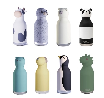 Thermosfles 0,5L met dierenkop - Asobu
