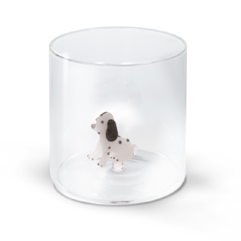 Verre avec déco coloré en verre - WD