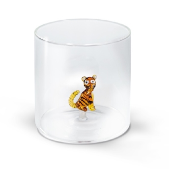 Verre avec déco coloré en verre - WD