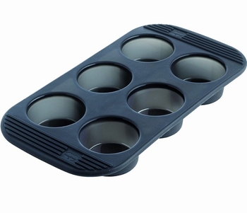 moule 6 muffins silicone-Mastrad