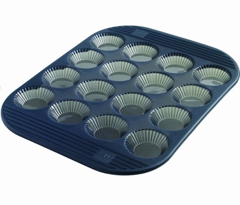 moule 16 tartelettes cannelés silicone-Mastrad