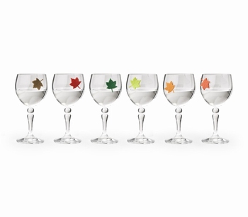 marque-verres Leaf my glass-Qualy