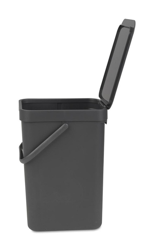 Afvalbak 12L  donkergrijs  - Brabantia