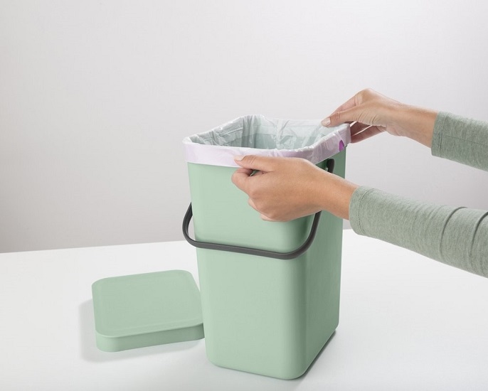 Afvalbak 12L  jadegroen  - Brabantia