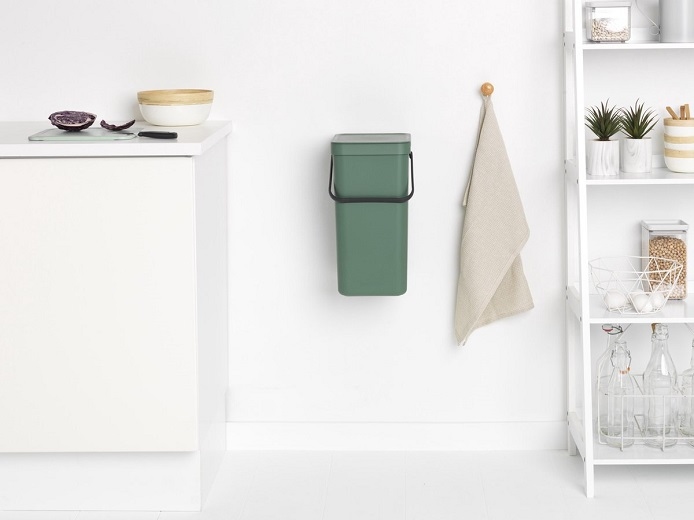 Poubelle vert fonçé 16 L - Brabantia