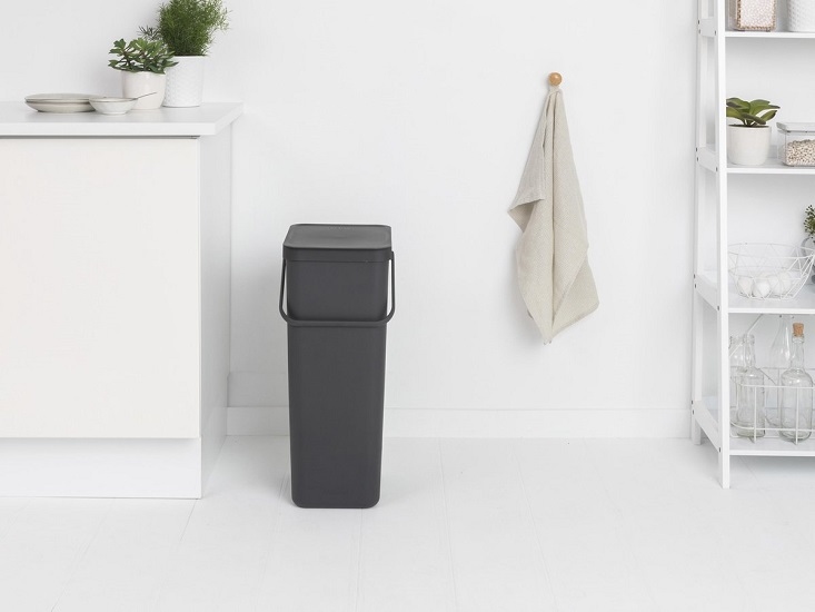 Afvalbak 40L  donkergrijs - Brabantia