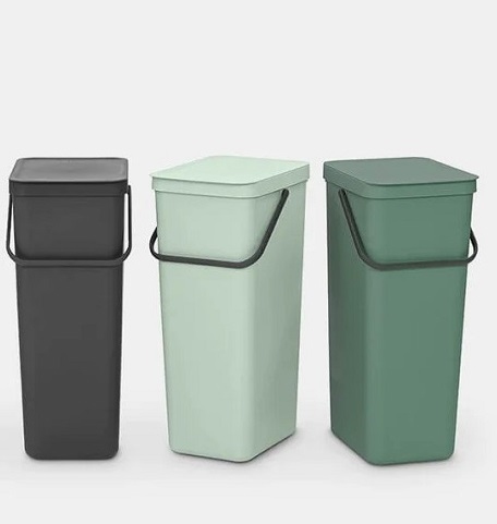 Afvalbak 40L  donkergrijs - Brabantia