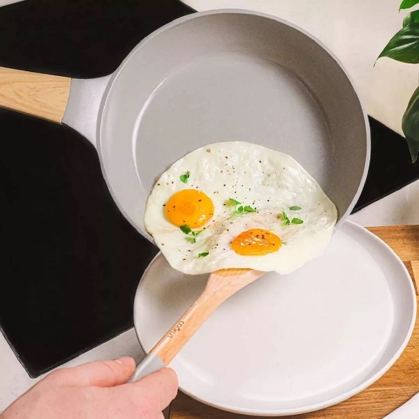Bakpan keramisch anti-kleef wit - Cookut