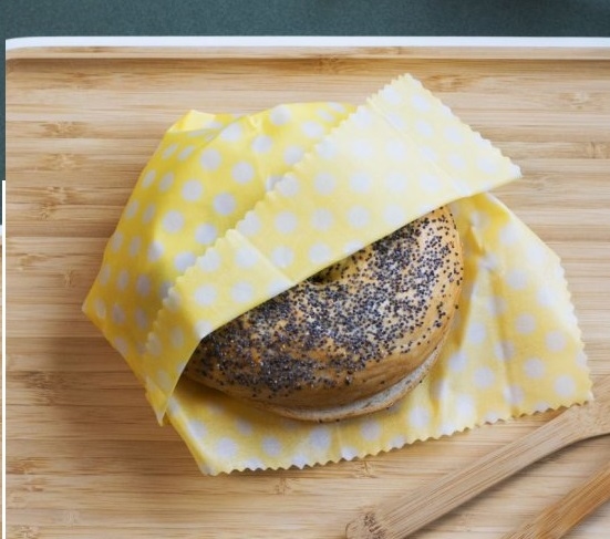 Rouleau d'emballage allimentaire à la cire d'abeille
