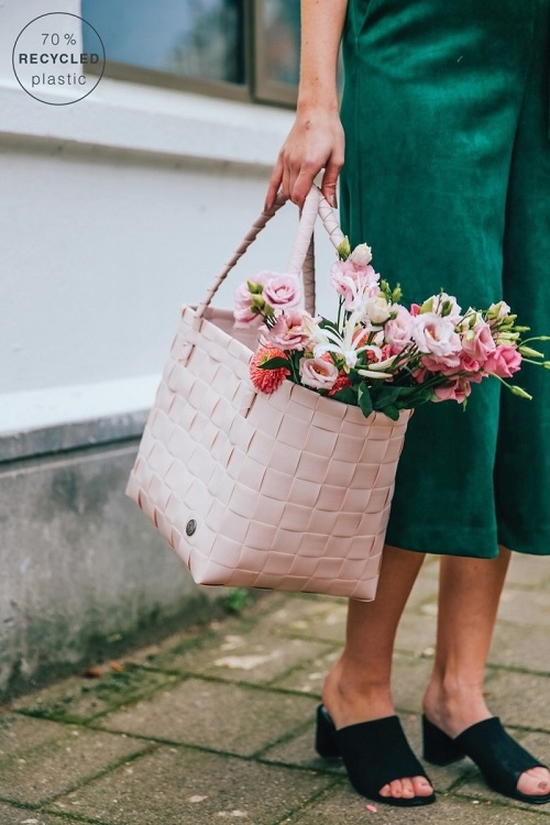 shopper Paris - Handed By - rose pastel