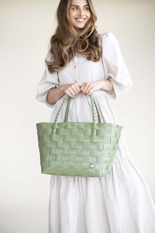 Shopper Paris - Handed By - moss green