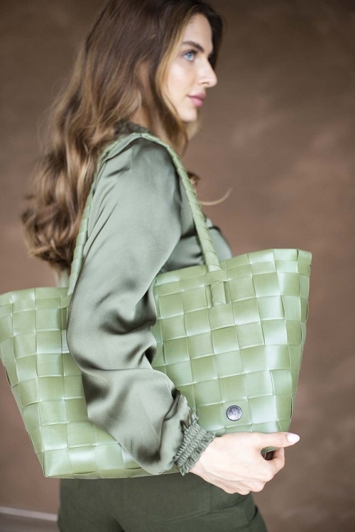 Shopper Paris - Handed By - moss green